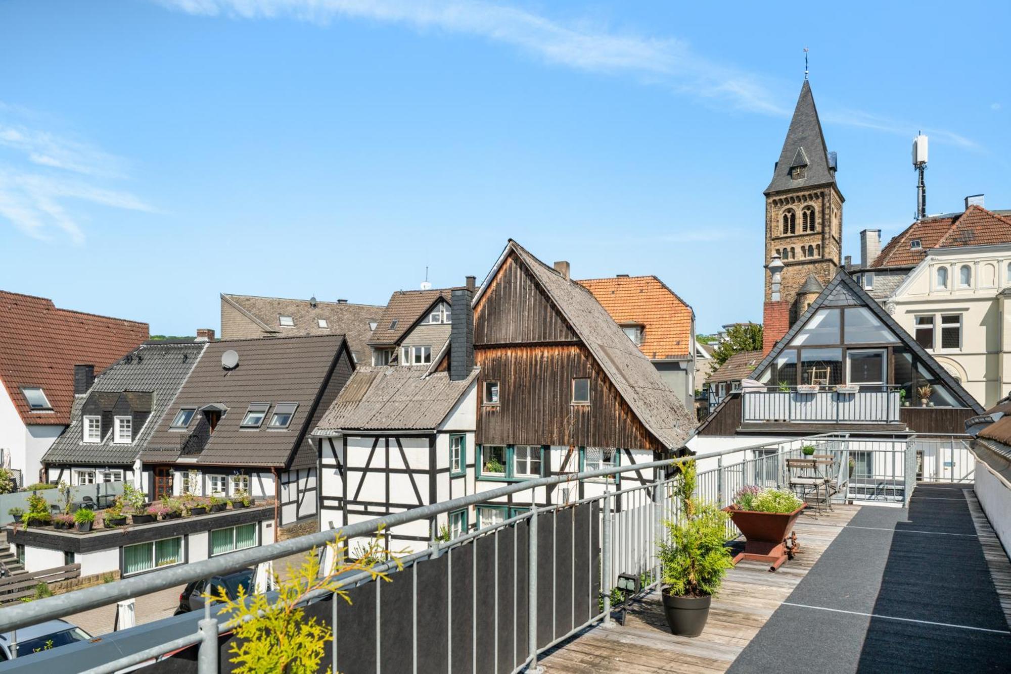 Mola Apartments-Charmante Ferienwohnung Im Herdecke Zentrum Fuer 3 Personen-Grosse Dachterrasse-Grill-Gratis Parken-Wlan Buitenkant foto